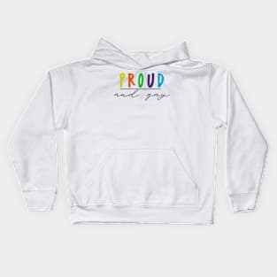 Proud and gat Kids Hoodie